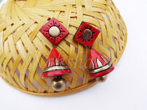 Terracotta Jhumkas