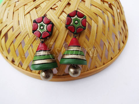 Terracotta Jhumkas