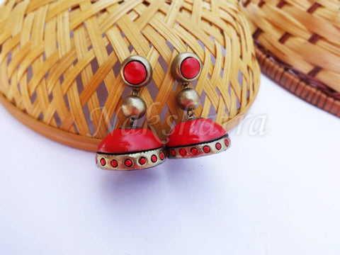 Terracotta Jhumkas