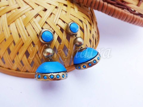 Terracotta Jhumkas