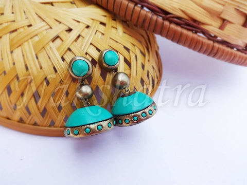 Terracotta Jhumkas