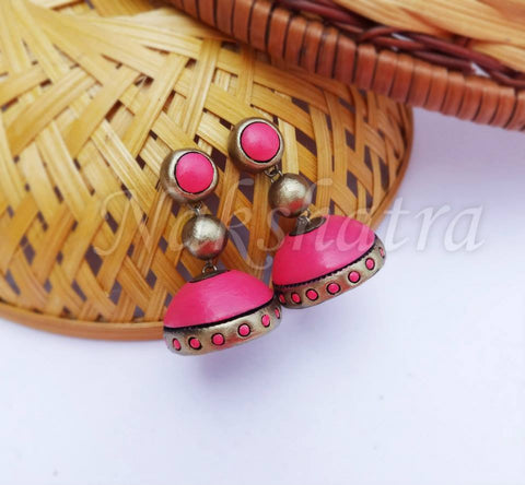 Terracotta Jhumkas