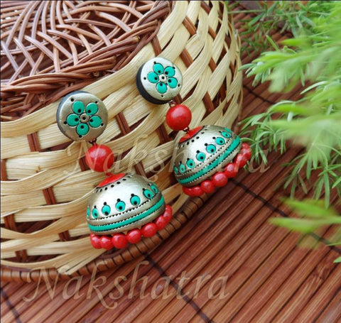 Terracotta Jhumkas