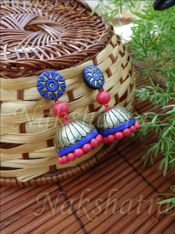 Terracotta Jhumkas