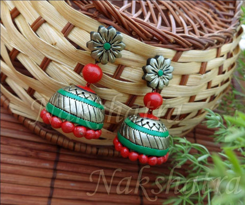 Terracotta Jhumkas
