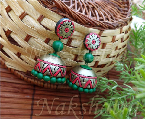 Terracotta Jhumkas