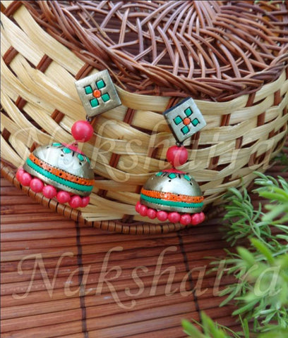 Terracotta Jhumkas