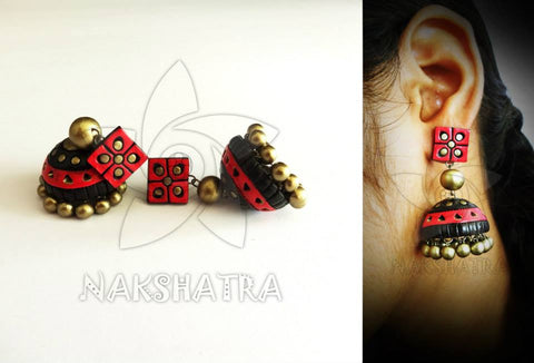 Terracotta Jhumkas