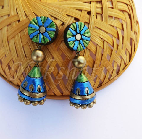 Terracotta Jhumkas