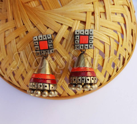 Terracotta Jhumkas