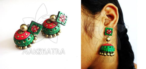 Terracotta Jhumkas