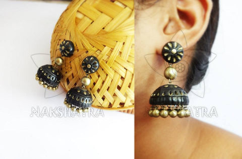 Terracotta Jhumkas