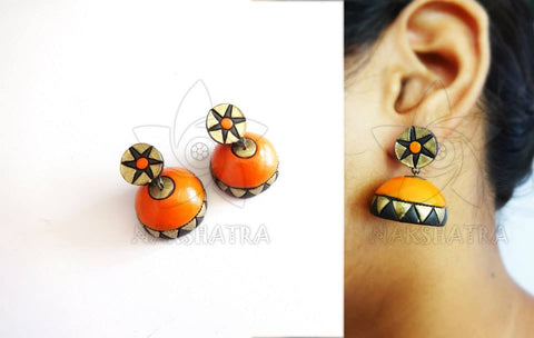 Terracotta Jhumkas
