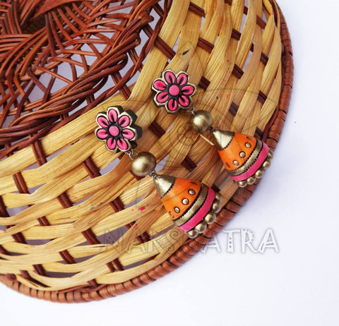 Terracotta Jhumkas