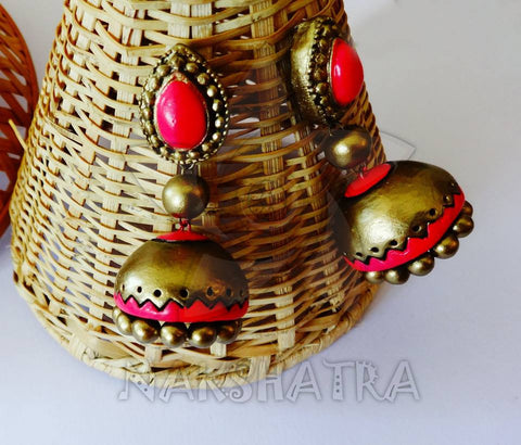 Terracotta Jhumkas