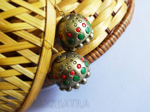 Terracotta Jhumkas