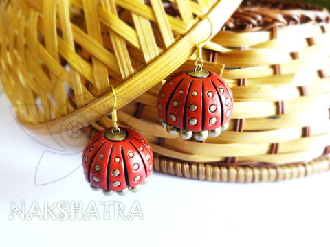 Terracotta Jhumkas