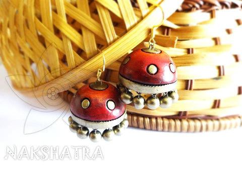 Terracotta Jhumkas