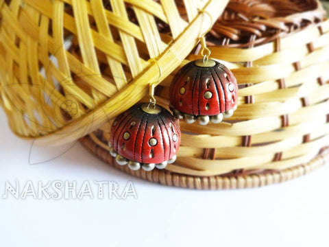 Terracotta Jhumkas