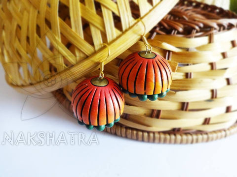 Terracotta Jhumkas