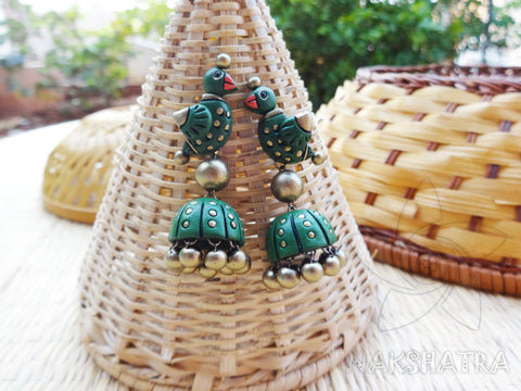 Terracotta Jhumkas