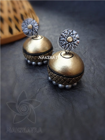 Terracotta jhumkas