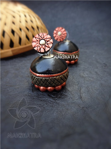 Terracotta jhumkas