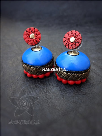 Terracotta jhumkas