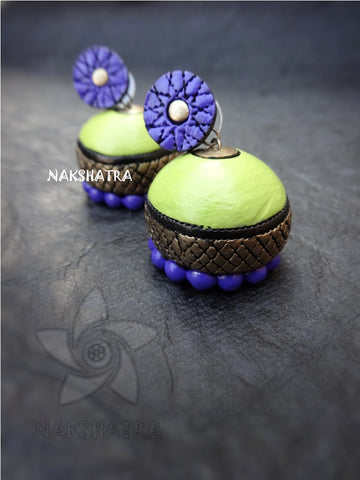 Terracotta jhumkas