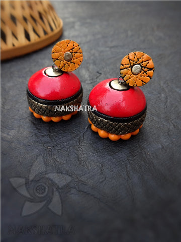 Terracotta jhumkas