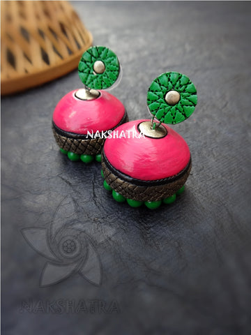 Terracotta jhumkas