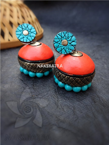 Terracotta jhumkas
