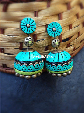 Terracotta jhumkas