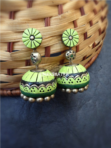 Terracotta jhumkas
