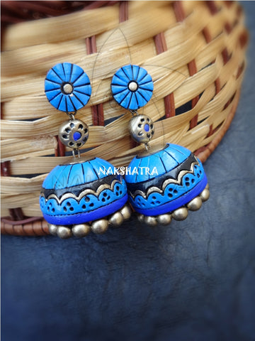 Terracotta jhumkas
